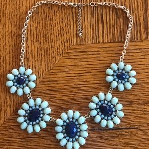 Gorgeous shades of blue necklace